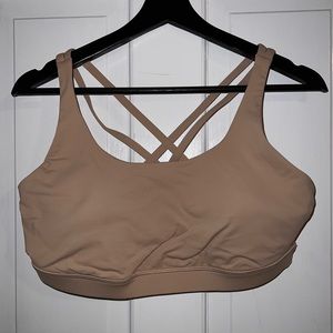 Lululemon Energy Bra. Beige. Size 12.